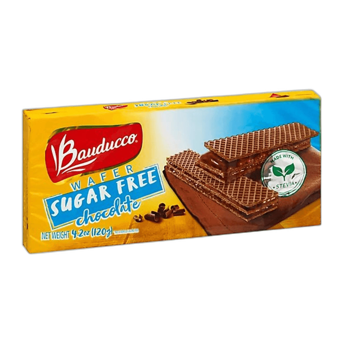 Bauducco, Wafer, Chocolate Sugar Free, 120g