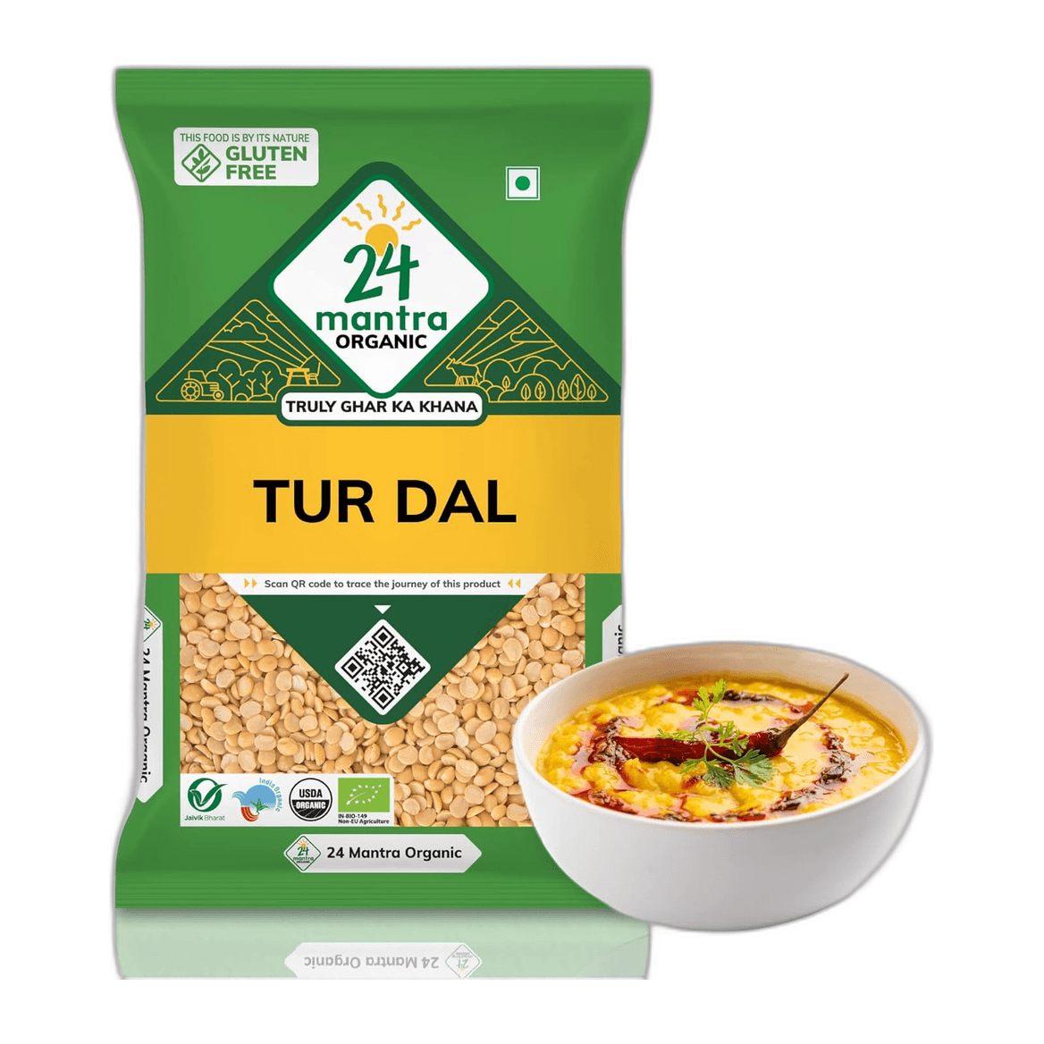 24Mantra, Organic Tur Dal 500g