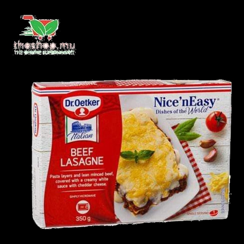 Ibl Ltd Beef Meals Dr Oetker, Nice n Easy Beef Lasagna, 350g