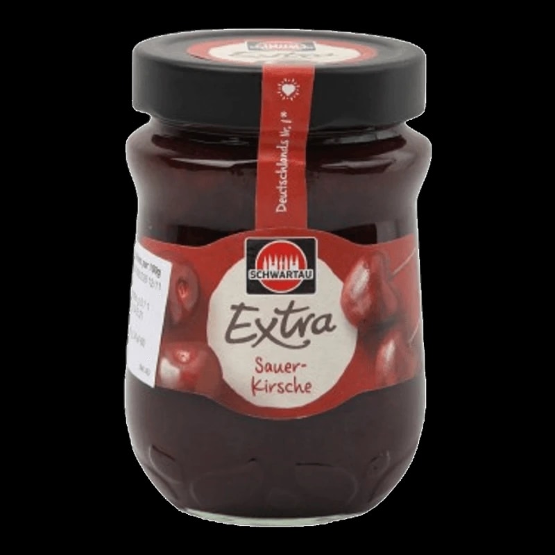 SCHWARTAU SOUR CHERRY  EXTRA JAM 340G