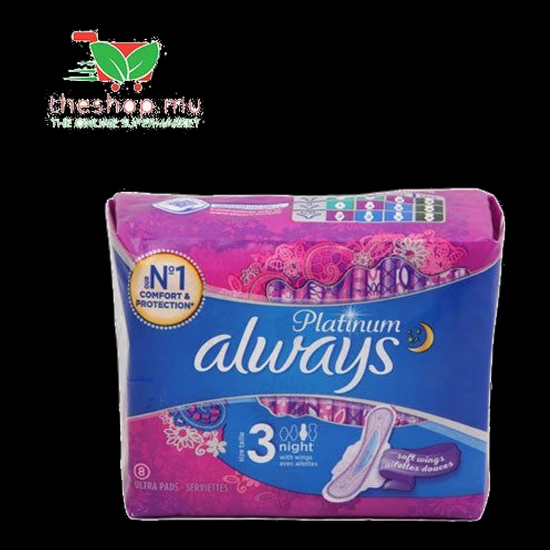Iofm Ltd Feminine Hygiene Always, Ultra Night Platinium, 16x8