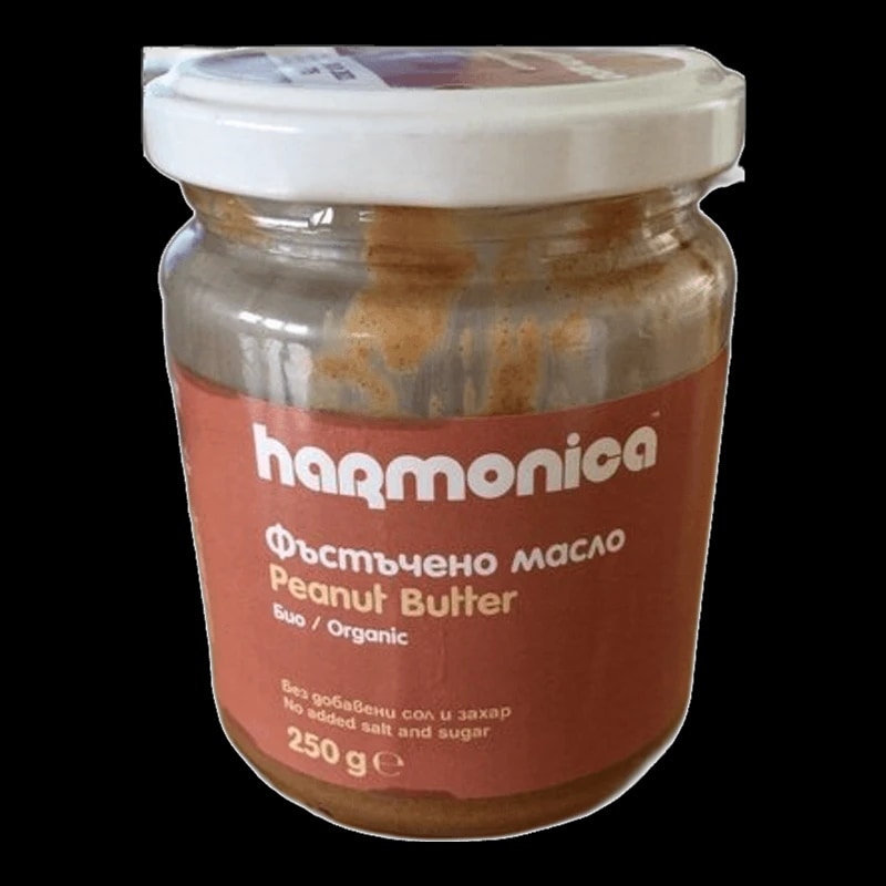 HARMONICA, ORGANIC PEANUT BUTTER 250 G 