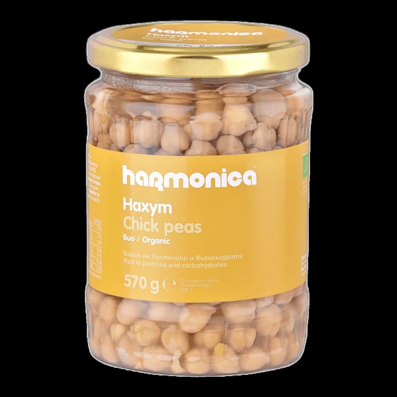 HARMONICA, ORGANIC CHICKPEAS  570 G 