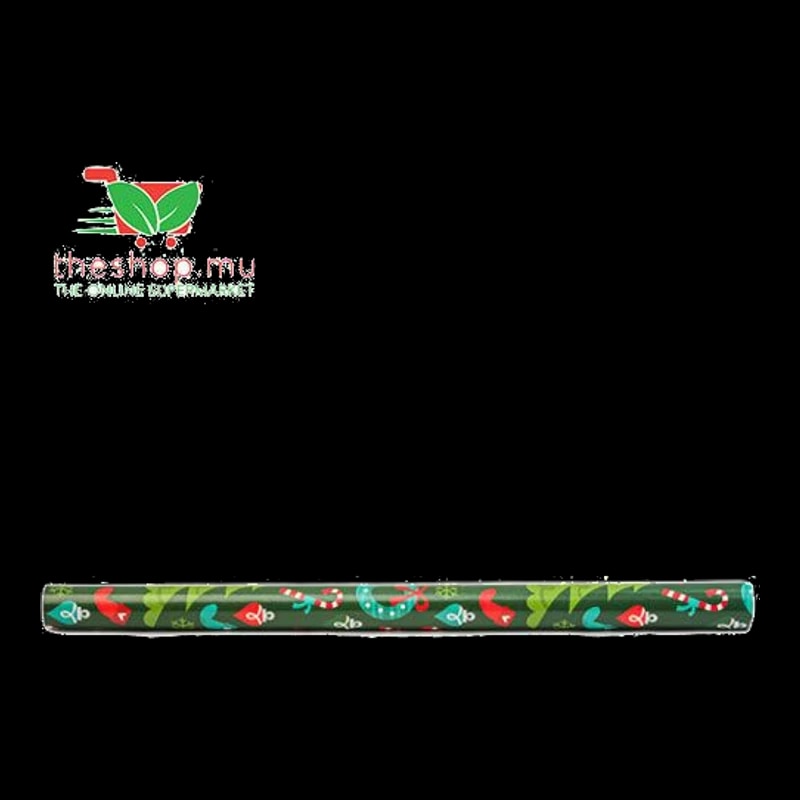 Chemtech Ltd Gift Paper Green Christmas Gift Wrap Paper, 50cm