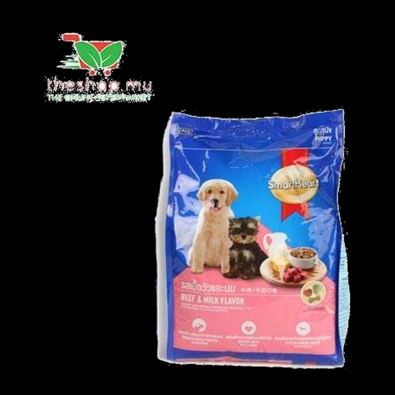TheShop.mu-SmartHeart, Puppy Food Beef&Milk, 1.5Kg -Pets