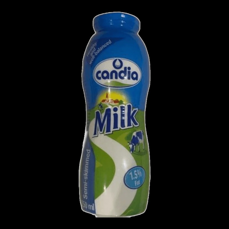 Candia, UHT Semi-Skimmed Milk, 250ml, Pack of 6