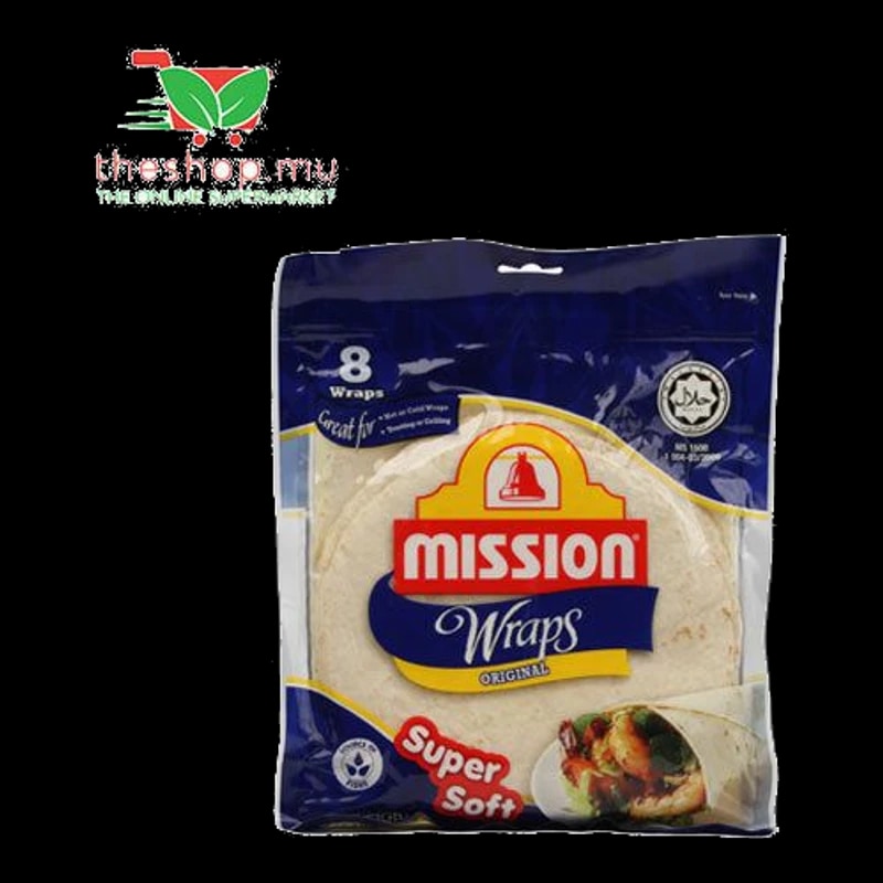 TheShop.mu-Mission, Wraps Original Super Soft x8, 360g -Bakery