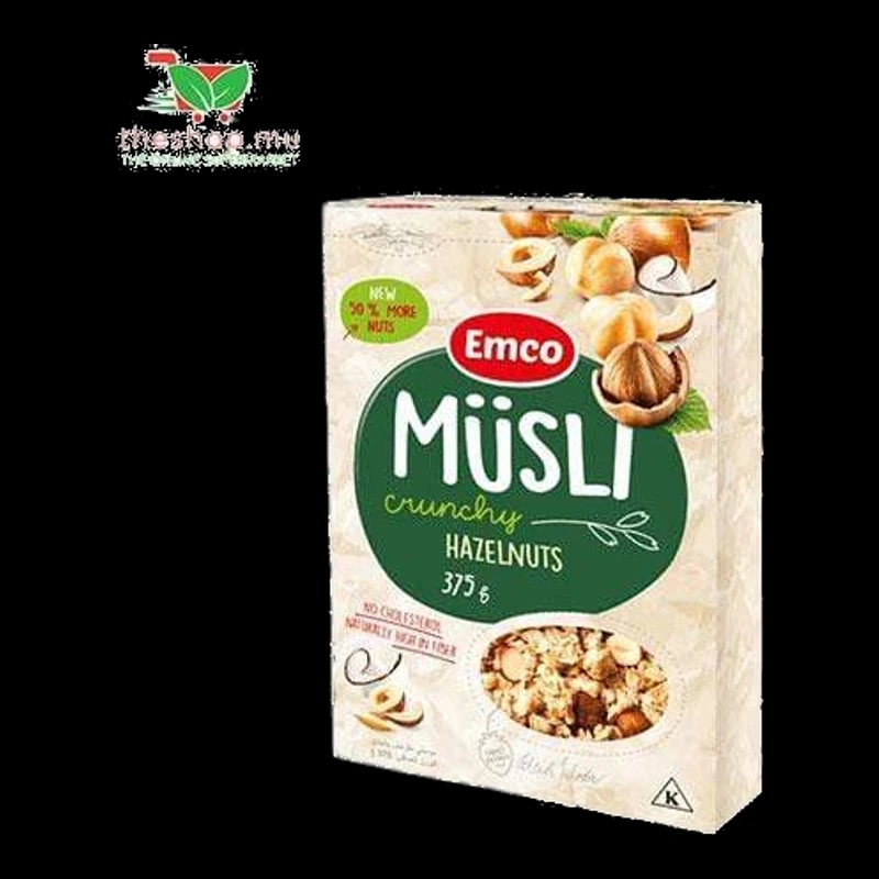 TheShop.mu-Emco, Musli Hazelnuts, 375g -Cereals