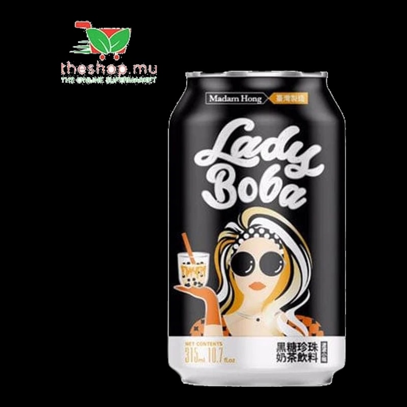 TheShop.mu-Lady Boba, Bubble Tea Brown Sugar, 315 ml -Ice Tea