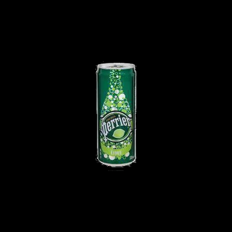 Perrier, Lime Sparkling Water, can, 250ml