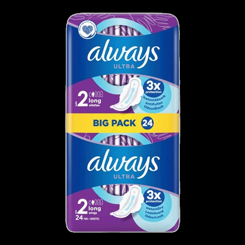Always, Ultra Long Plus Duo Pack, x24