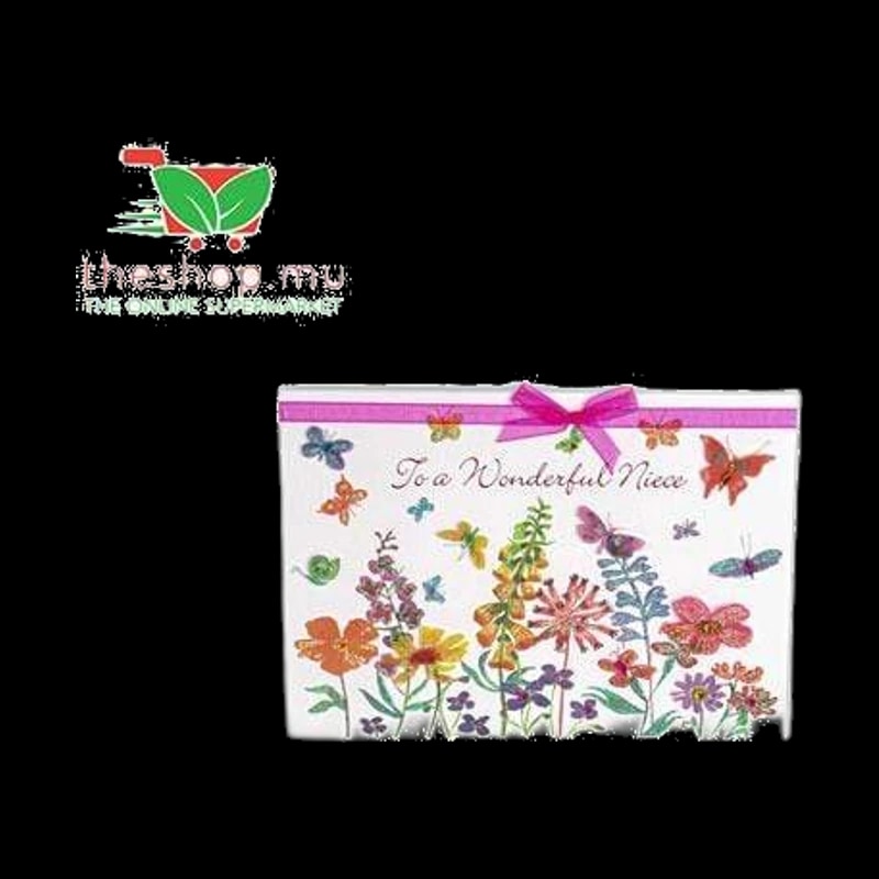TheShop.mu-"To a Wonderful Niece" Birthday Greeting Card -Flowers & Gifts