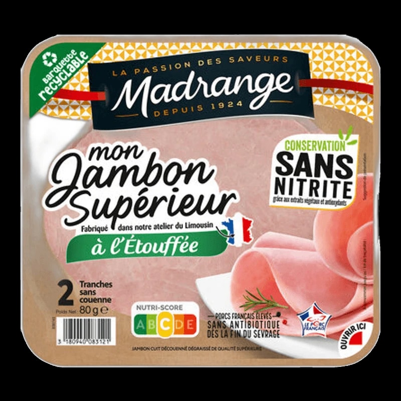 Madrange, Mon Jambon a L'etouffee, 80g