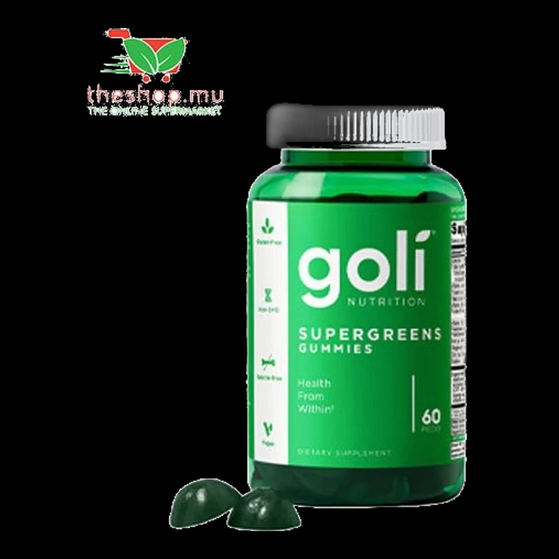 TheShop.mu-Goli Nutrition, Supergreens Gummies, 60pcs -Supplements & OTC