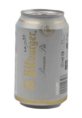 Bitburger, Premium Pils Can 4.8%, 0.33L