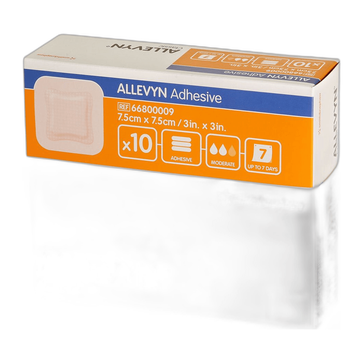 Allevyn, Adhesive Dressing, 7.5X7.5