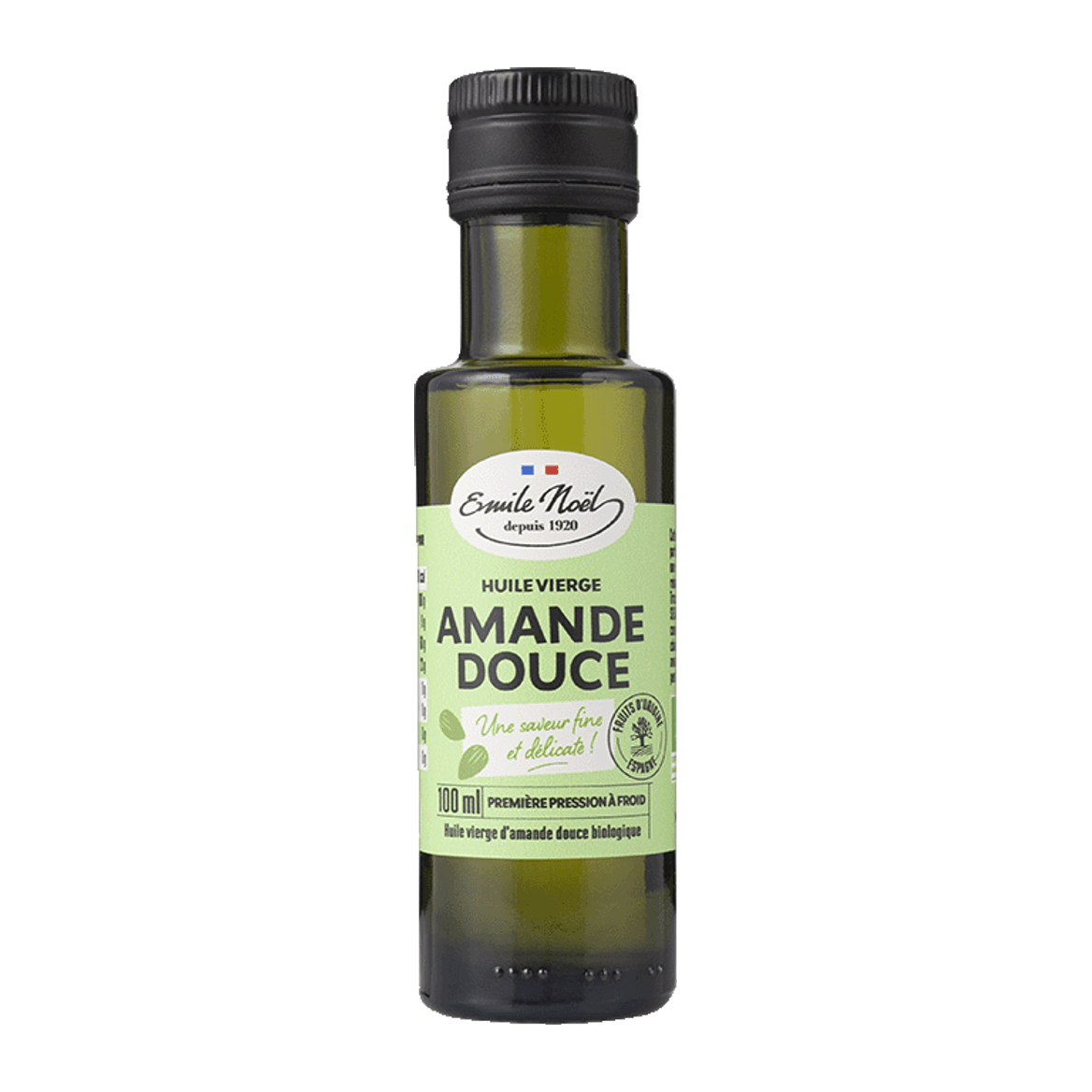 Emile Noel, Huile Amande Douce Vierge Bio, 100ml