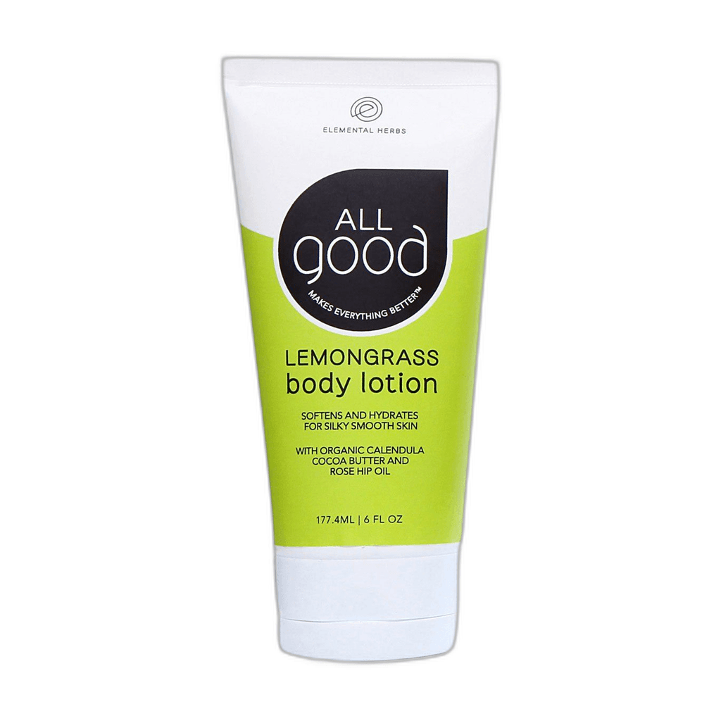 All Good, Body Lotion Lemongrass 6oz, 6oz