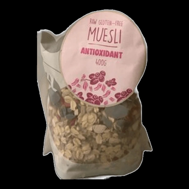 Gluten- Free Raw Muesli Antoxidant, 400g