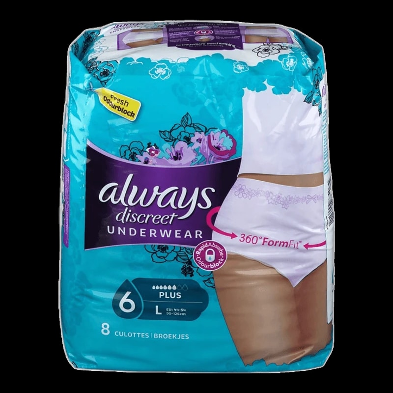 Always, Discreet Large Culottes, x8