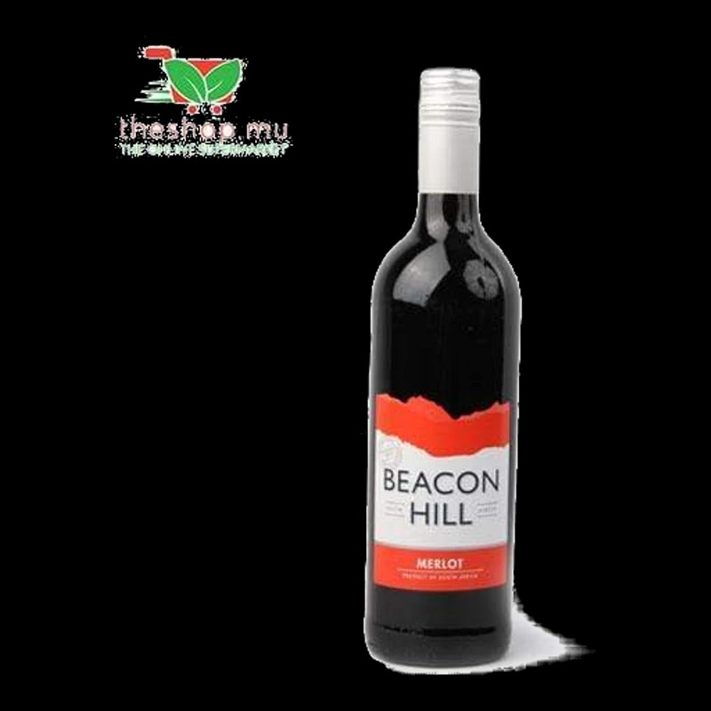 TheShop.mu-Beacon Hill, Merlot Red Wine, 750ml -Acoholic & Alcohol Free Beverages