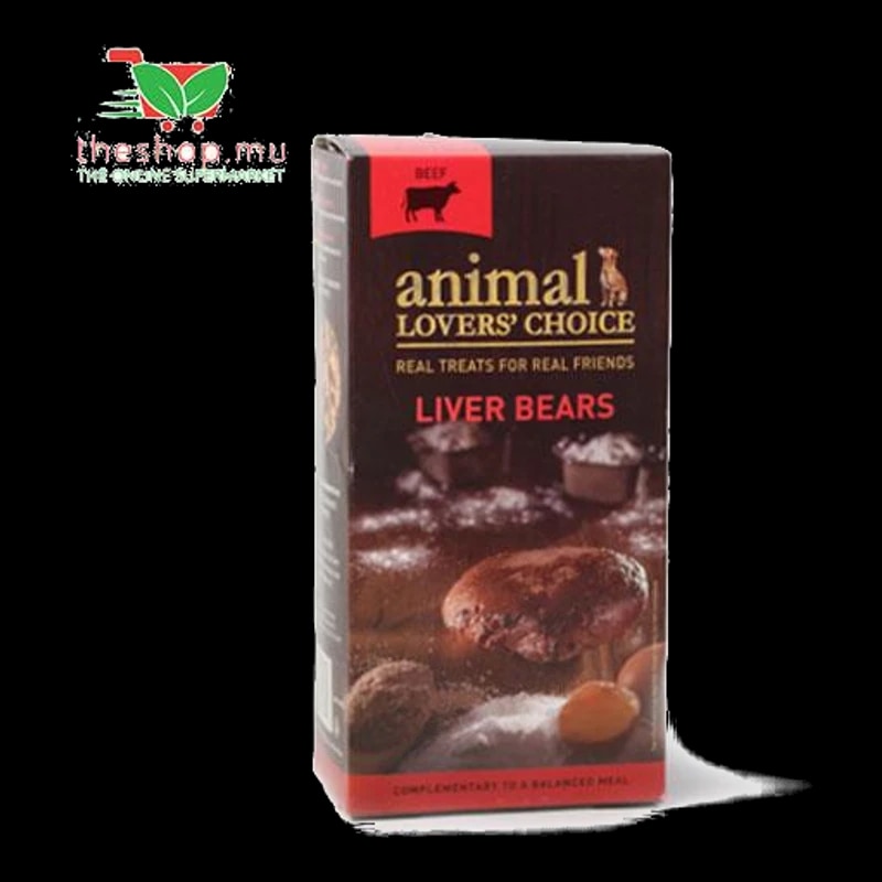 Doggeesnaxx Ltd Pets Animal Lovers' Choice, Liver Bears, 250g
