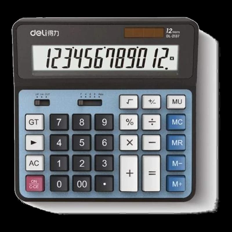 Deli, 12 Digit Calculator