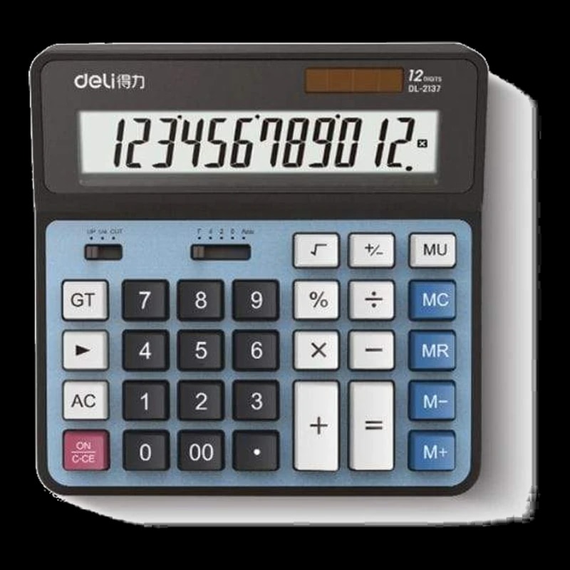TheShop.mu-Deli, 12 Digit Calculator -Calculators