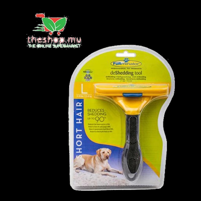 TheShop.mu-Furminator, Large Dog Deshedg Tool - Short Hair -Pets