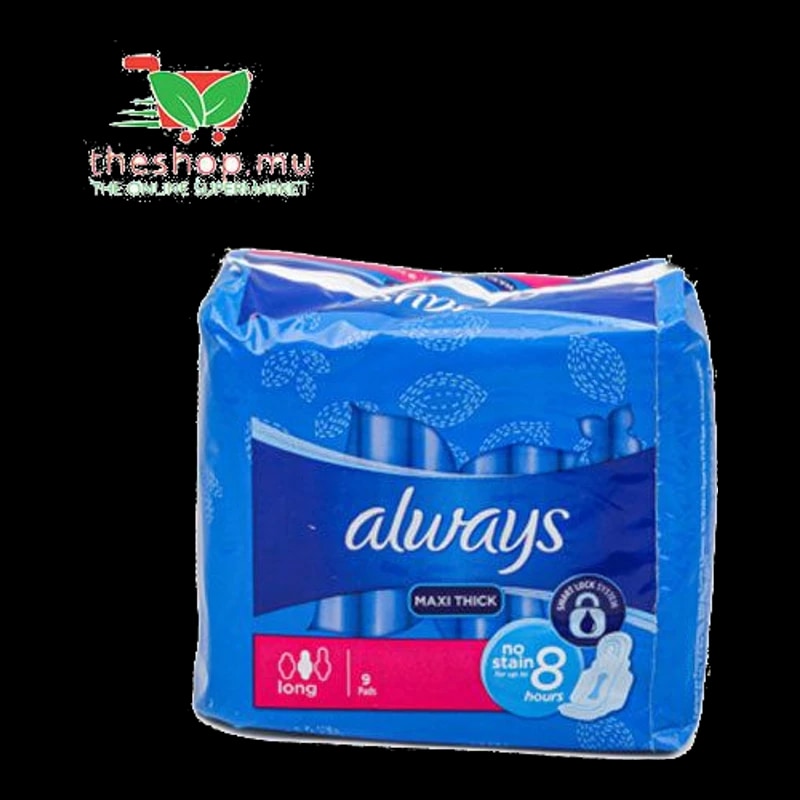 Iofm Ltd Feminine Hygiene Always, Maxi Thick Long, X9