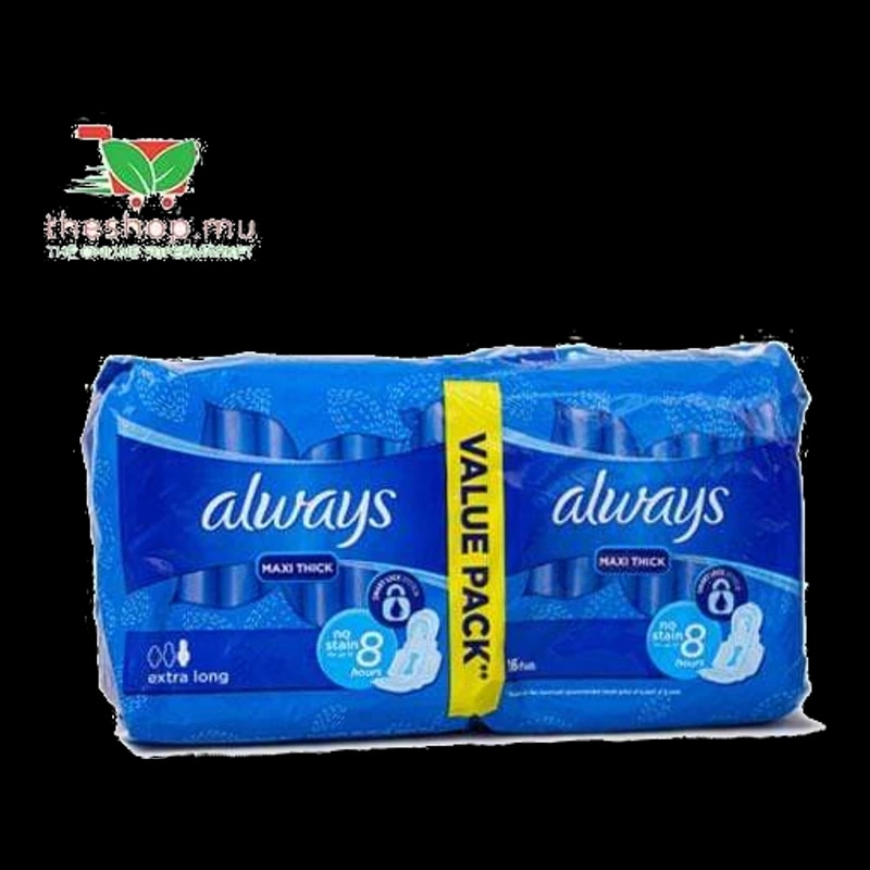 TheShop.mu-Always, Pads Maxi Fresh Long, x16 -Feminine Hygiene