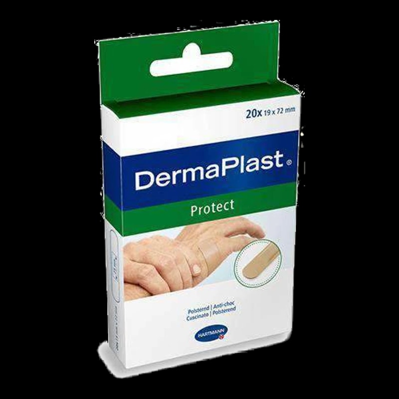 DermaPlast, Protect Cushioning Plasters, 20 pieces