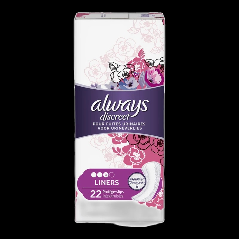 Always, Discreet Liners, x22