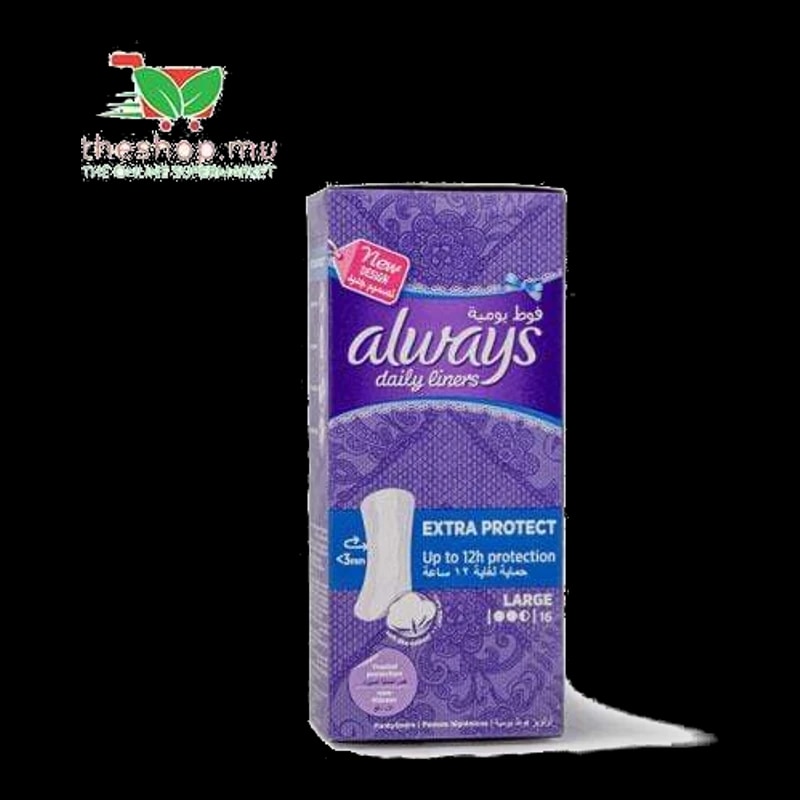 Iofm Ltd Feminine Hygiene Always, Liners Long SIngle Pack, x16