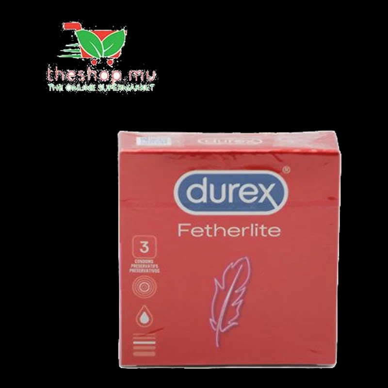TheShop.mu-Durex, Fetherlite Condoms, X 3 Units -Contraception
