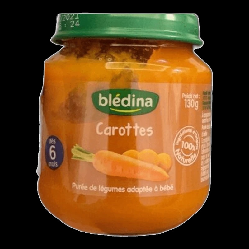 Bledina, Carrot Puree, 130g (6+ months)