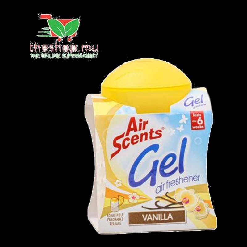 Scott & Co Ltd Air Fresheners Air Scents, Vanilla Gel Freshner, 135g