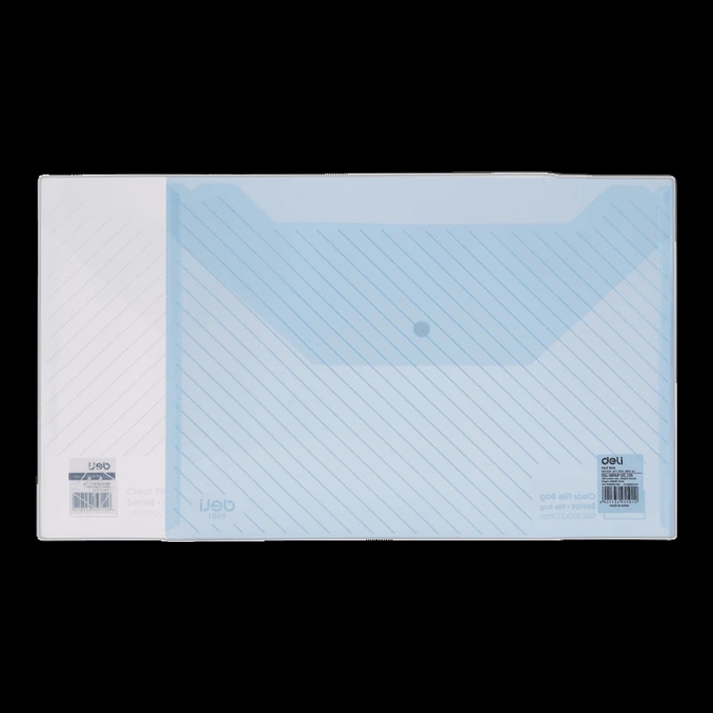 Deli, A4 Clear File Bag