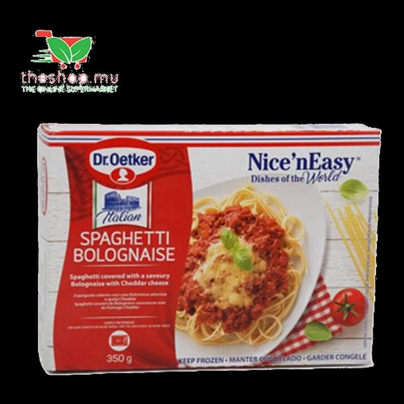 TheShop.mu-Dr Oetker, Nice n Easy Spaghetti Bolognaise, 350g -Vegetarian Meals