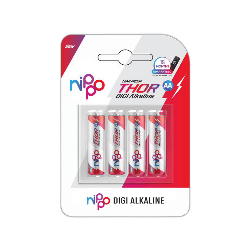 Deli, Alkaline Battery, AAA X 4
