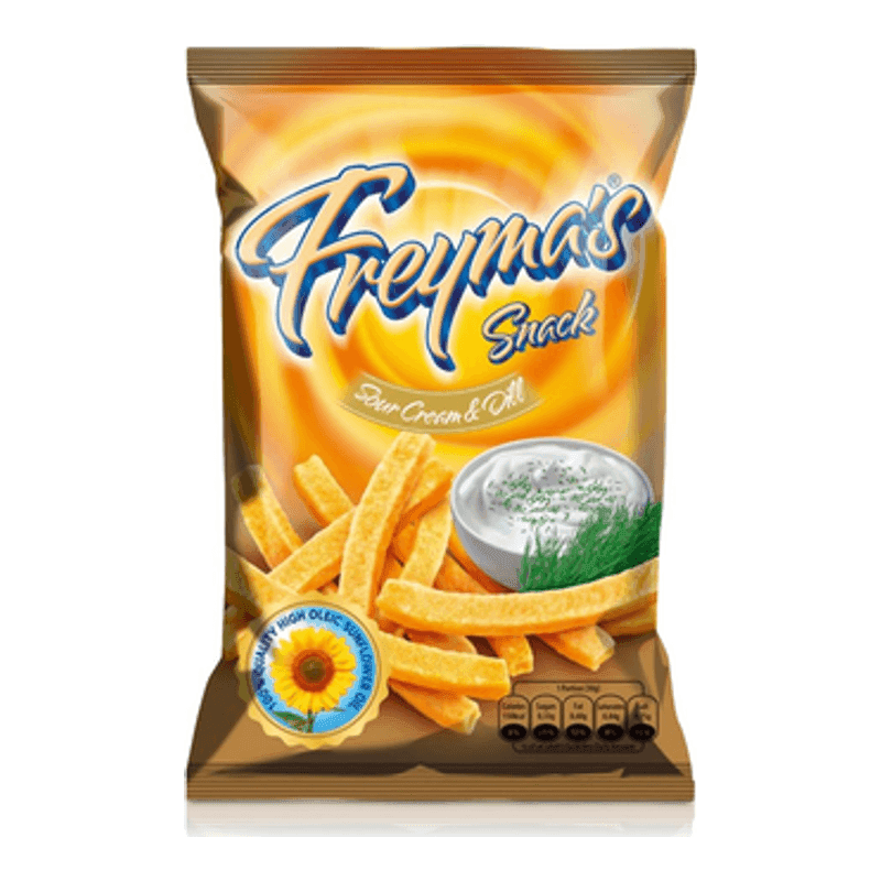 Freyma's Snack, Sour Cream & Drill, 75g