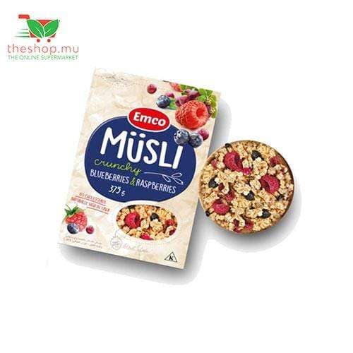 Emco, Musli Raspberry & Blueberries, 375g