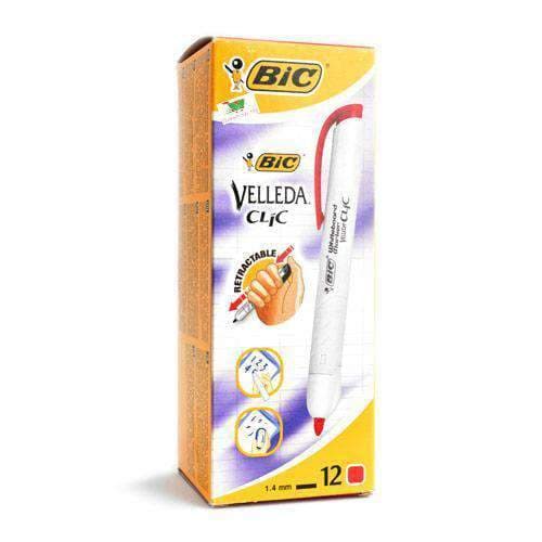 BIC, Velleda Clic Whiteboard Marker Red