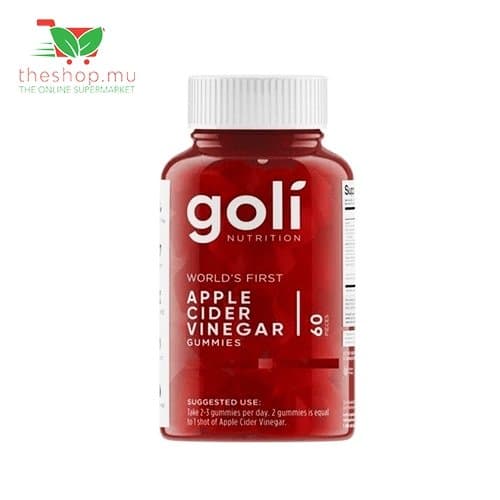 Goli Nutrition, Apple Cider Vinegar Gummies, 60 pi