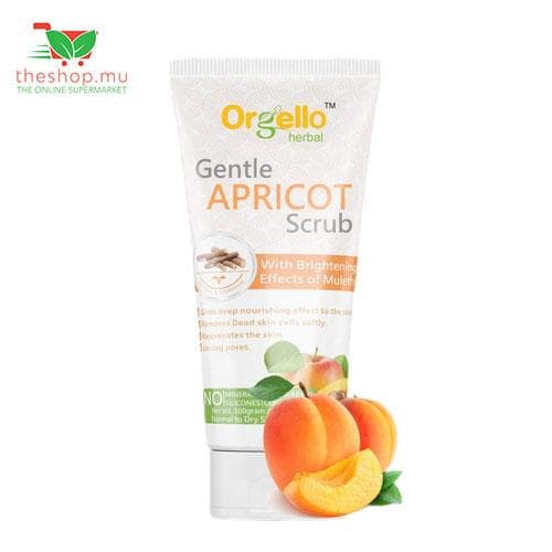 Orgello Herbal, Apricot Scrub, 100ml