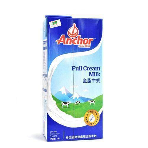 Anchor, UHT Full Cream Milk, 1L