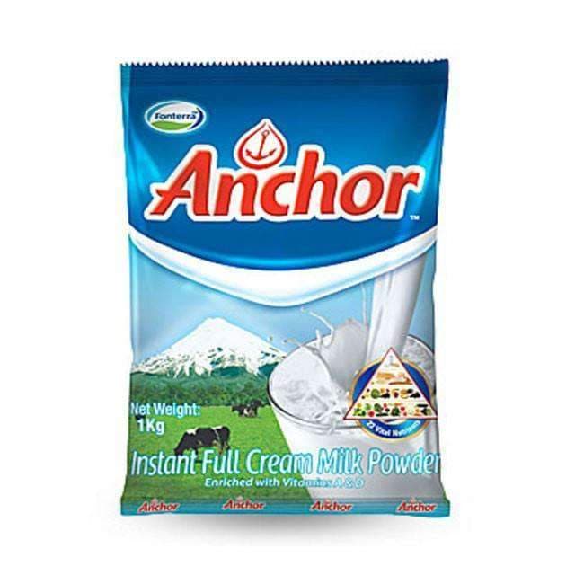 Anchor, Instant Full Cream Milk Powder, 1kg