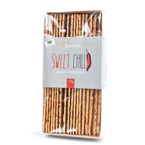 Danvita, Sweet Chilli Wheat Crisp Bread, 130g