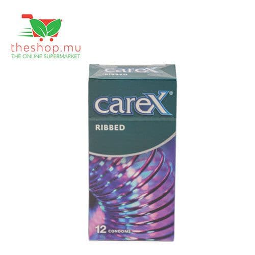 Carex, Condoms Ribbed, x12
