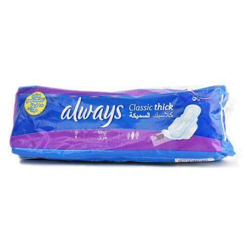 Always, Classic thick, Long, x9